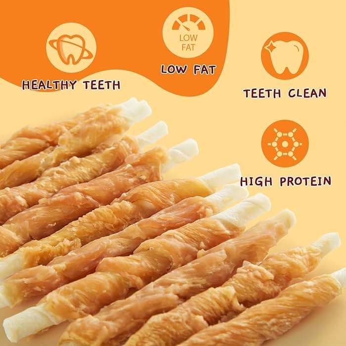 Jungle Calling Dog Treats, Chicken Wrapped Rawhide Sticks for Dogs, Delicious and Nutritious Training Reward Treats and Dog Chews Snacks, 6 oz - Image 4