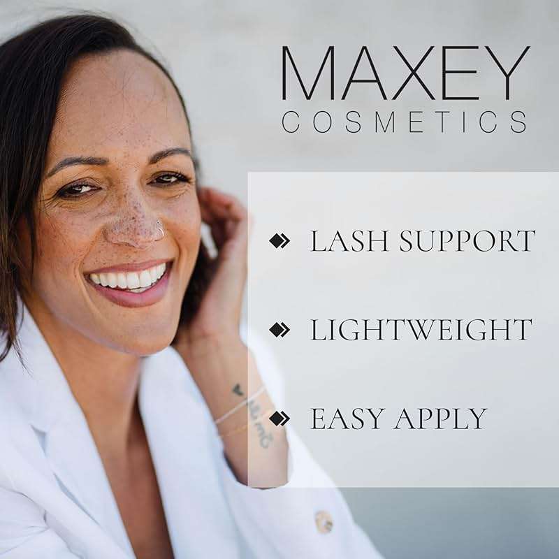 MaxeyLash Eyelash Enhancing Serum – Daily Lash Treatment for the Appearance of Longer, Thicker, Fuller Lashes, Natural Lash Lift Effect – 3.5 mL - Image 4