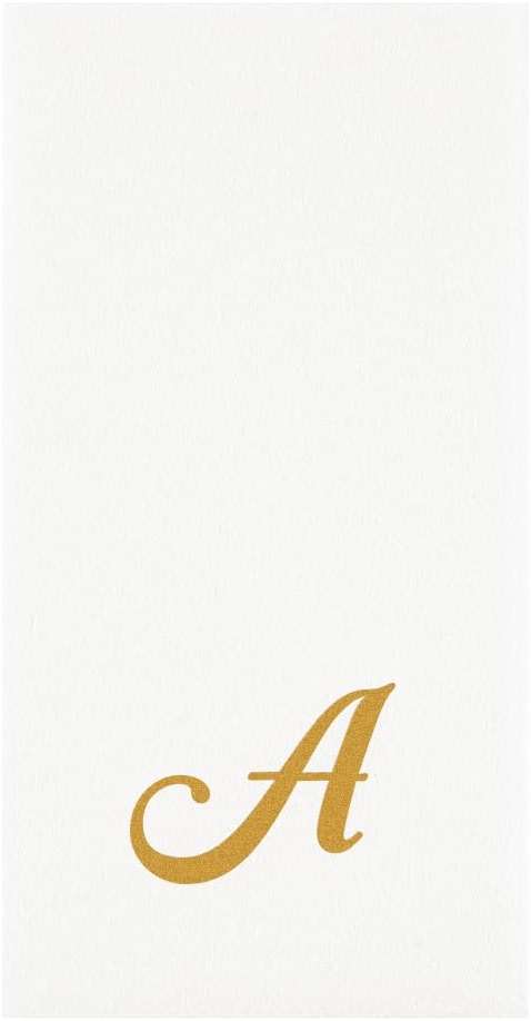 Restaurantware Linen-Feel Napkins 50 Count 15.75 x 7.87 Inches Paper Disposable Dinner Napkins Elegant Airlaid Design Gold - Image 8
