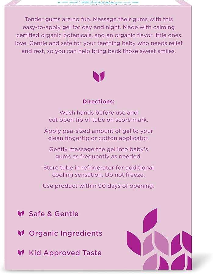 Bundle of Hyland's Baby Organic Calming Balm and Organic Daytime and Nighttime Oral Soothing Gel Combo Pack - Image 6