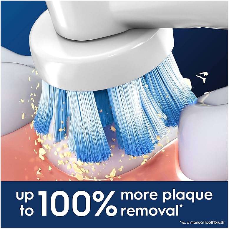 Oral-B Pro Sensitive Clean Replacement Brush Heads, Pack of 4, Extra Soft Bristles, Compatible with Oral-B Electric Toothbrush Handles (International Version) - Image 3