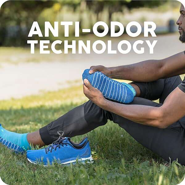 Balega Silver Compression Fit Performance No Show Athletic Running Socks (1 Pair) - Image 2