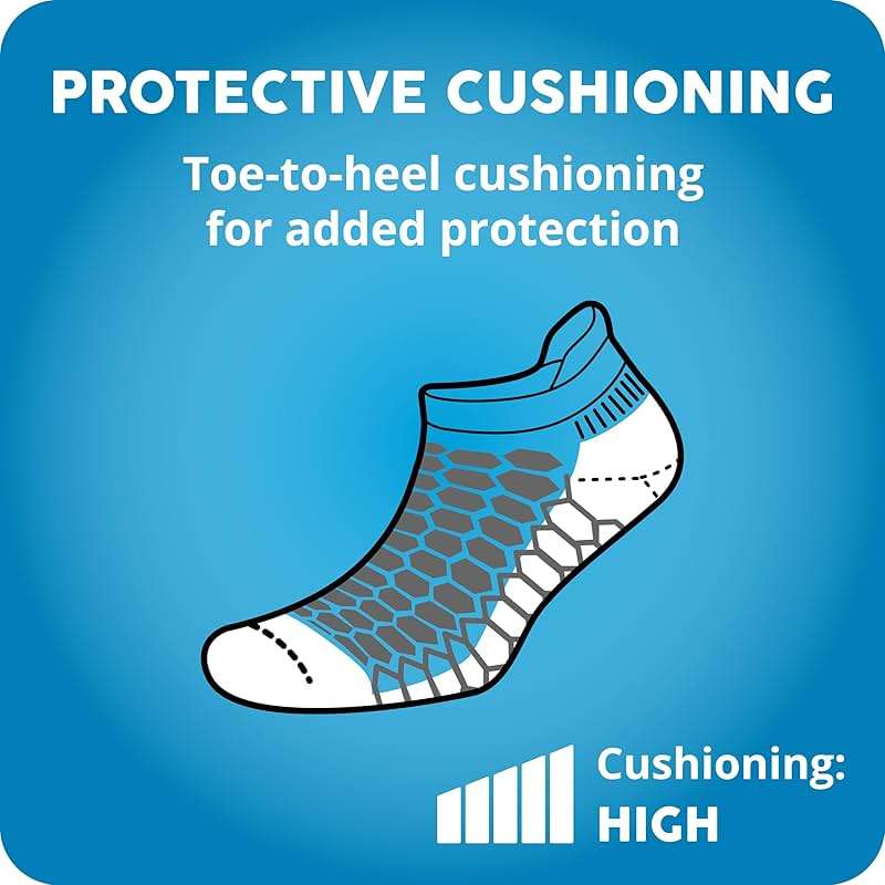 Balega Silver Compression Fit Performance No Show Athletic Running Socks (1 Pair) - Image 12