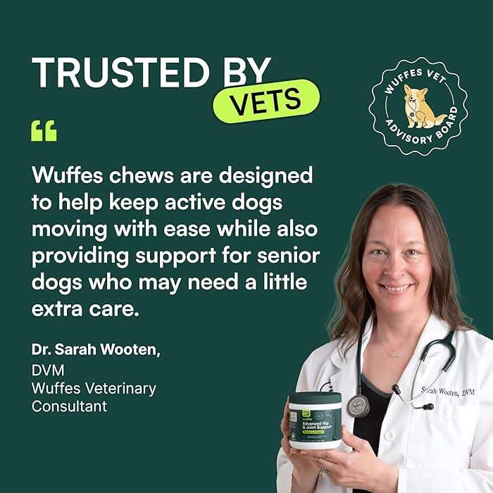 Wuffes Advanced Dog Hip and Joint Supplement with Glucosamine, Chondroitin, Omega 3, MSM, and Green Lipped Mussel, 60 Pork Flavored Chews for Small and Medium Dog Breeds - Image 3