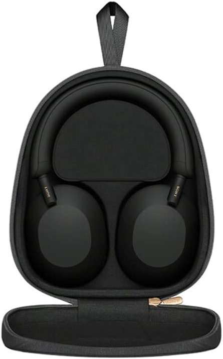 Sony WH-1000XM5 Noise Canceling Wireless Over-Ear Headphones (Black) & Case - Image 4