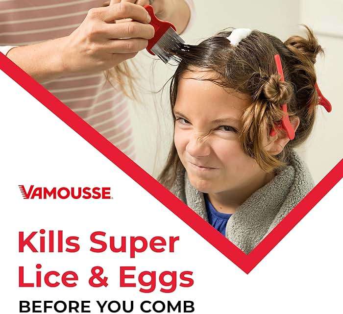 Vamousse PRO Lice Emergency Kit, Includes Lice Treatment Mousse (6 Oz), Daily Shampoo (4 Oz), Repellent Spray (3 Oz), Steel Comb & 2 Clips, for Kids & Adults, Ideal for Daily Use - Image 2