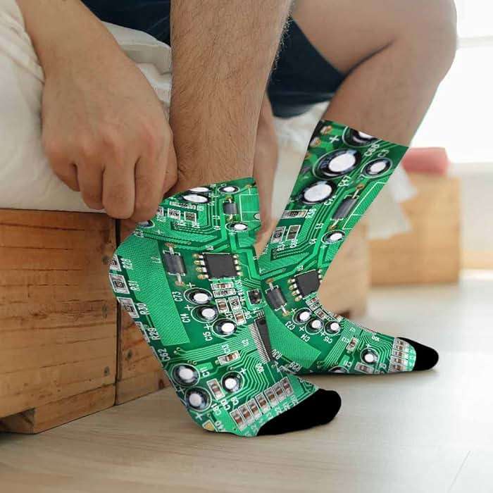 Pehede Socks for Men Women Cool Cute Crazy Funny Sport Colorful Novelty Socks - Image 5