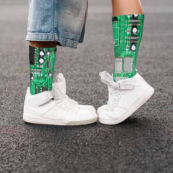 Pehede Socks for Men Women Cool Cute Crazy Funny Sport Colorful Novelty Socks - Image 7