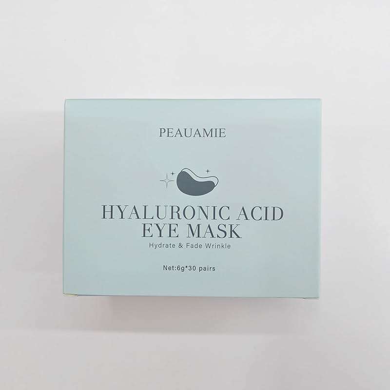 PEAUAMIE Under Eye Patchs Hyaluronic Acid Eye Mask for Dark Circles and Puffiness Wrinkle Eye Bags 30 Pairs - Image 8