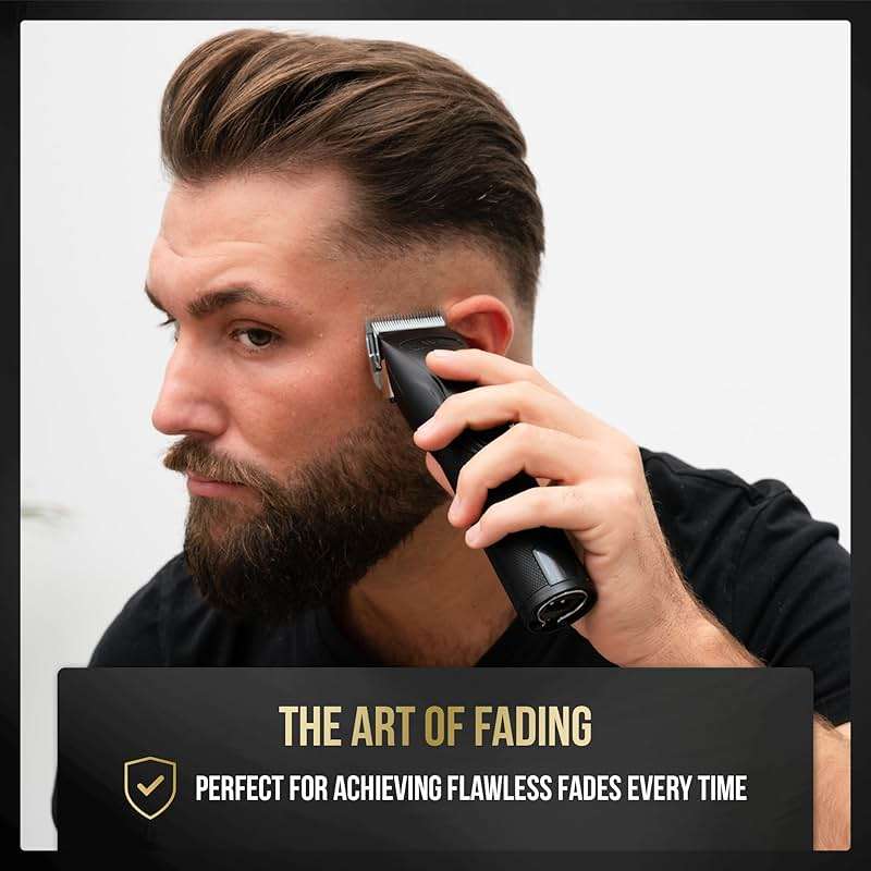 Novah Professional Hair Clippers for Men, Professional Barber Clippers, Electric Mens Cordless Hair Clipper for Barbers Haircut Kit Fade, Maquina de Cortar Cabello - Image 5