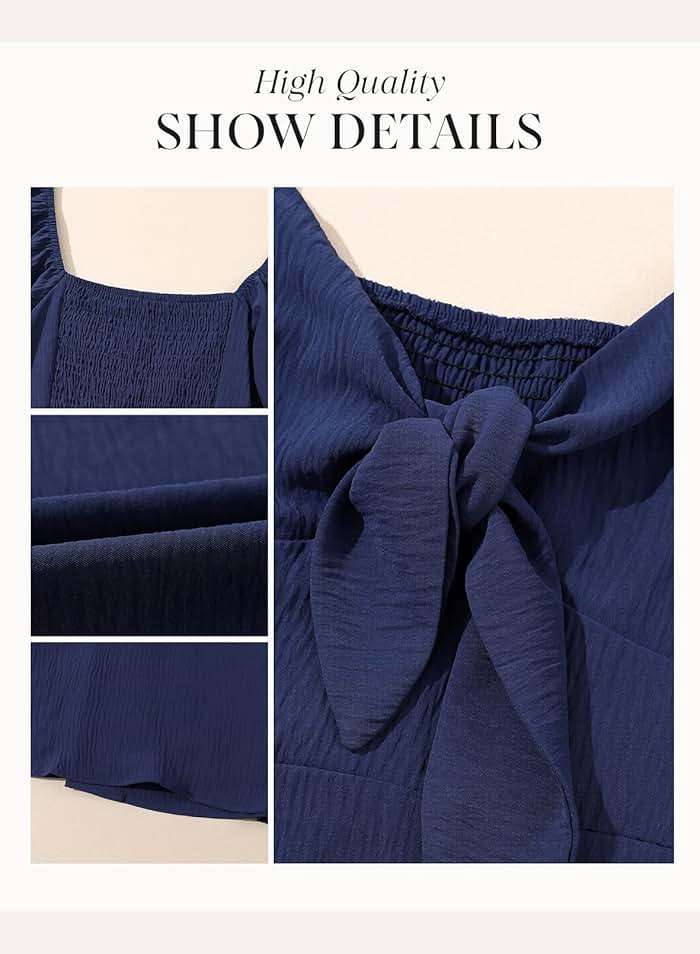 Dokotoo Womens Dresses 2026 Spring Summer Deep V Neck Elegant Cocktail Bow tie Mini Dress S-XL - Image 5