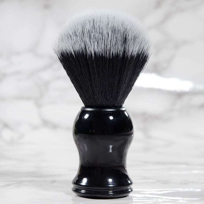 Grandslam Deluxe Shaving Kit for Men, 3 in 1 Shaving Set Includes Shaving Brush, Stainless Steel Shaving Bowl and Razor & Brush Holder, Black Set - Image 7