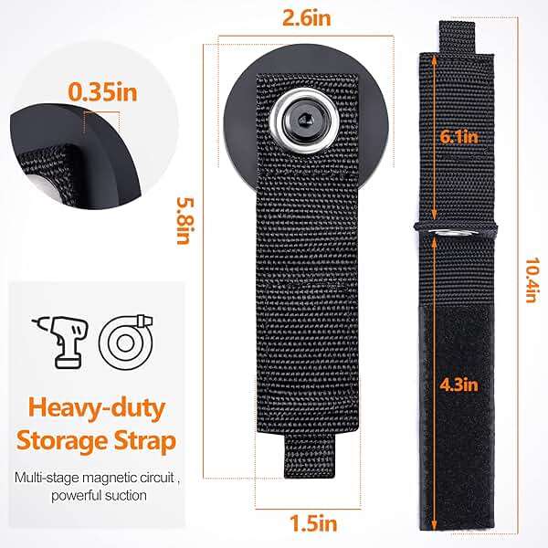 Homde 4Pcs Strong Magnetic Hook, Heavy Duty Magnet Holder for Garage Workshop RV, Utility Hanger for Hose Cable Rope Garden Tool, Wall Storage Hooks for Indoor Outdoor Hanging - Image 3