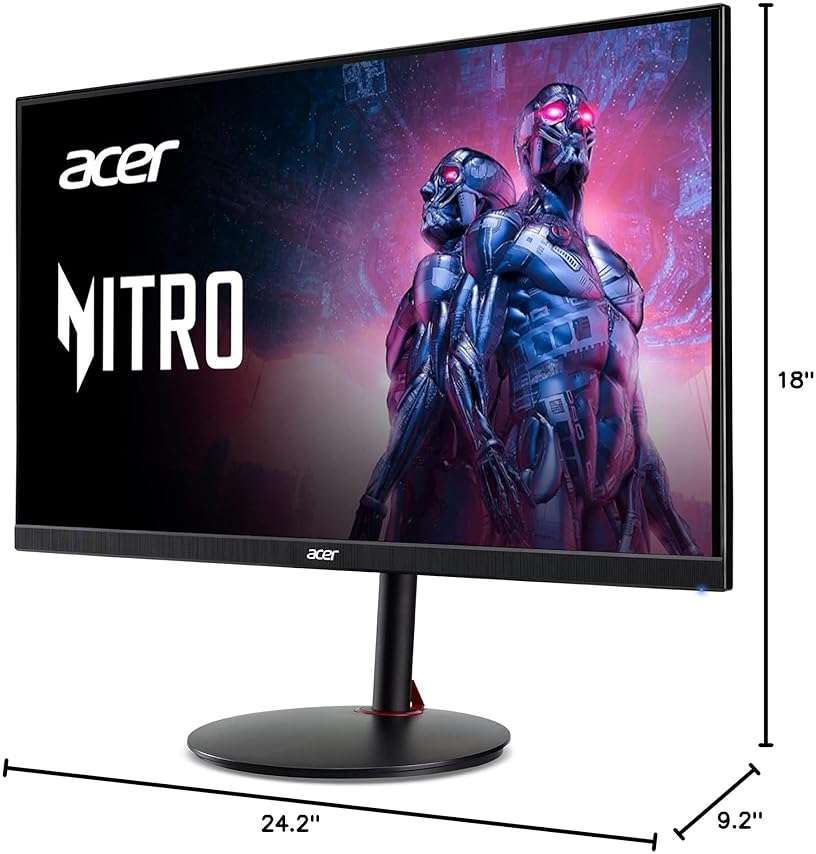 Acer Nitro 27" WQHD 2560 x 1440 PC Gaming IPS AMD FreeSync Premium | Up to 240Hz Refresh | Up to 0.5ms | DisplayHDR 400 | sRGB 99% | 1 x Display Port 1.4 & 2 x HDMI 2.1 | XV272U W2bmiiprx - Image 14