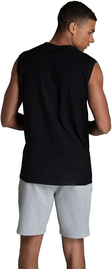 Fruit of The Loom Men's Eversoft Cotton Sleeveless T Shirts, Breathable & Moisture Wicking with Odor Control, Sizes S-4X - Image 4