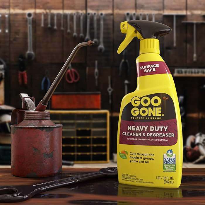 Goo Gone Heavy Duty Cleaner & Degreaser Spray With Microfiber Cleaning Towel – Cuts Through Tough Grease, Oil & Grime - 32 Oz (1 Pack + Towel) - Image 8