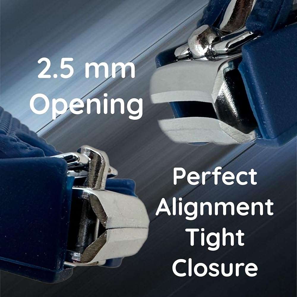 2 Comfort Hold Navy Large Nail Clippers Non-Slip Sure Grip Clipping Removable Catcher Toenails Fingernails Cutter Ultra Sharp Trimmer Stainless Steel Men Women Arthritis Unsteady Hands - Image 4