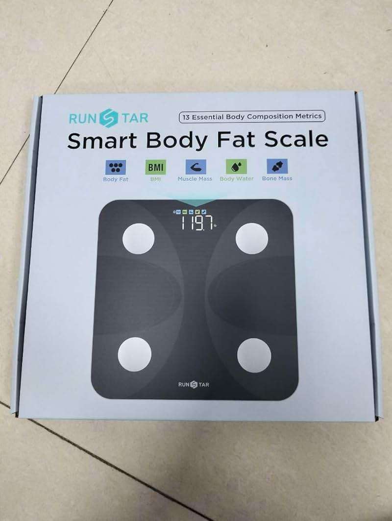 Scale for Body Weight and Fat Percentage, RunSTAR Digital Accurate Bathroom Smart Scale with Large Display, FSA&HSA Eligible 13 Body Composition Analyzer Sync App - Image 9