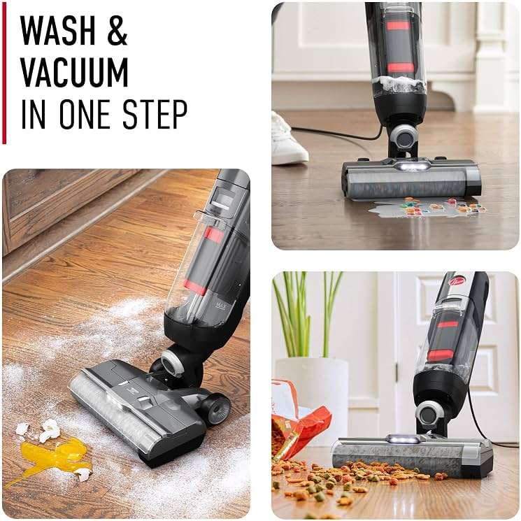 Hoover Streamline Corded Hard Floor Cleaner Machine, Wet Dry Vacuum Floor Cleaning Machine, Self Cleaning System, Ideal for Hardwood, Luxury Vinyl, Tile and More - Image 2