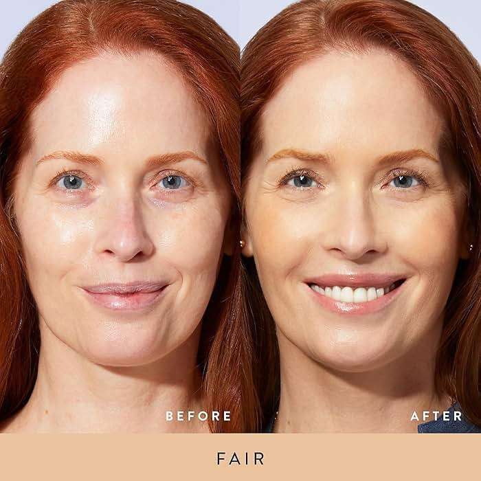 LAURA GELLER NEW YORK Face the day Kit (3 PC) - Balance-n-Brighten Foundation, Fair + Spackle Skin Perfecting Primer, Hydrate + Airbrush Round Kabuki Brush - Image 3