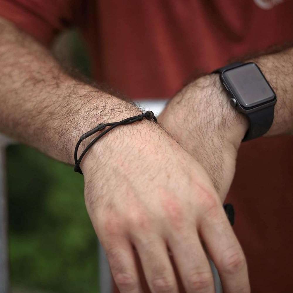 Bracelet Car Window Breaker Wrist Strap Escape Tool Tungsten Carbide Bead and Handcuff Key (AHK3) Car Emergency Self Rescue Tool Vehicle Rapid Escape Emergency Tempered Safety Glass Breaker - Image 5