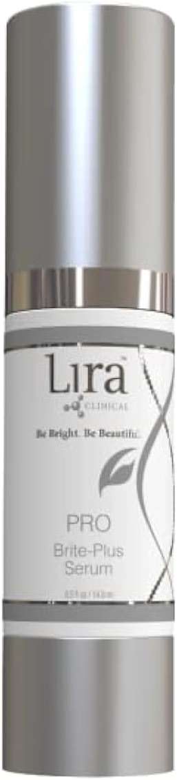 Lira Clinical PRO Brite-Plus Serum - Hydration & Dark Spot - Tranexamic Acid Serum, Ferulic Acid & Vitamin C - Brightens, Firms & Minimizes Pores & Skin - For All Skin Types - 0.5 fl oz - Image 1