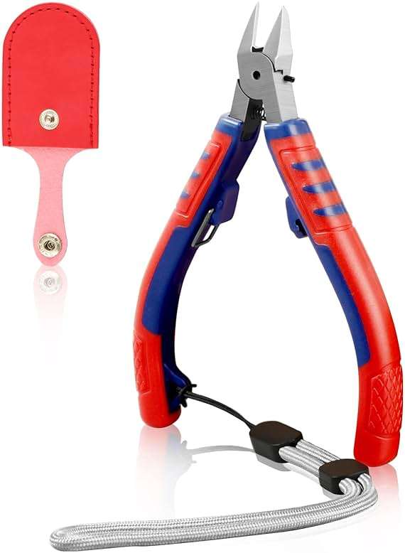 GOLD DEER Side Cutting Pliers Ultra Sharp Electronics Pliers Model Cutter Side Cutter Diagonal Wire Cutting Pliers Flush Cutters Wire Snips Clippers For Cut Electronics Wires Jewelry Diy - Image 1