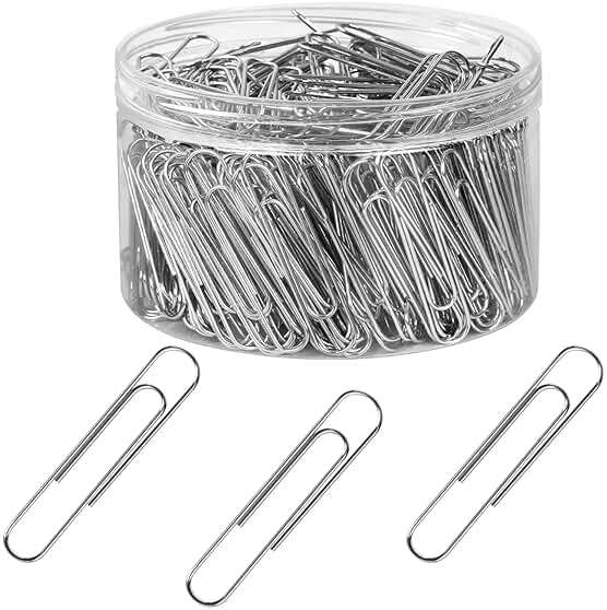 280 Pcs Large Paper Clips, 2 Inch Jumbo Paper Clips, Silver Paperclips, Stainless Steel Large Paperclips Office for Teacher Supplies School Supplies - Image 1