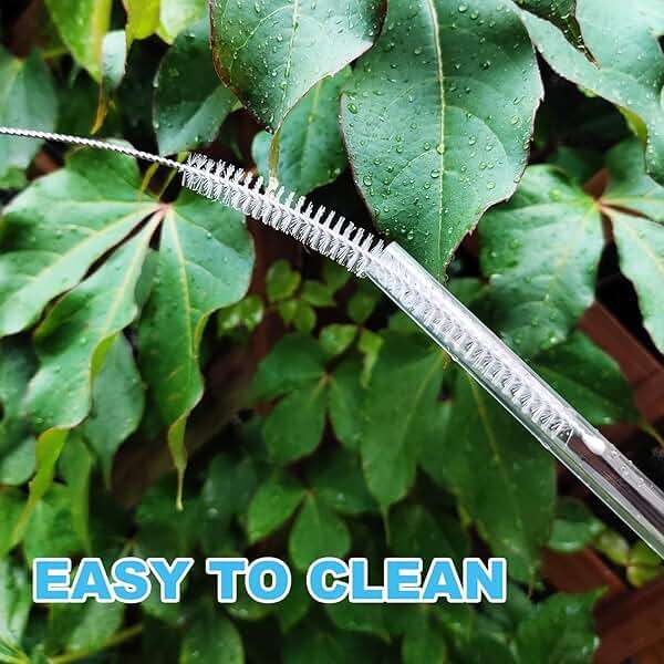 Replacement Straw Compatible with Stanley 40 oz 30 oz Cup Tumbler, 6 Pack Reusable Straws for Stanley 40 oz Tumbler with Handle, Straws with Cleaning Brush for Stanley Accessories, Plastic, Clear - Image 5