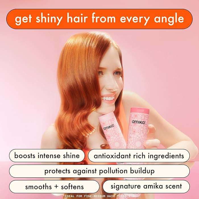 amika mirrorball high shine + protect antioxidant conditioner - Image 2