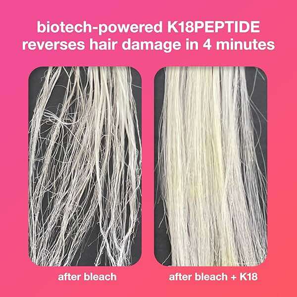 K18 Detox & Repair Bundle - Leave-In Repair Hair Mask, 4-Minute Speed Treatment(15ml), Color Safe Detox Clarifying Shampoo (8.5oz) to remove build up, and Weightless Hair Strengthening Oil (30ml) - Image 4