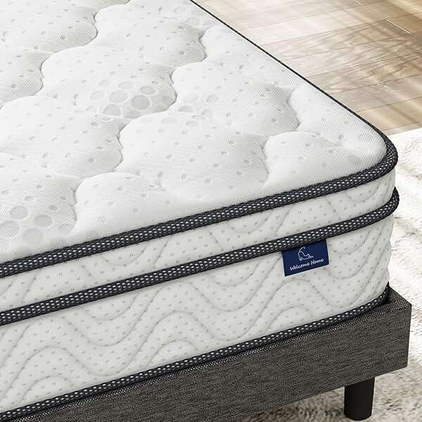 Vesgantti Mattress Queen Size 14 Inch, Fiberglass-Free | Cool Sleep Hybrid Mattress in a Box - Memory Foam & Pocket Springs, Ergonomic Design, Pressure Relief, Medium Firm Feel, 60"×80"×14" - Image 7