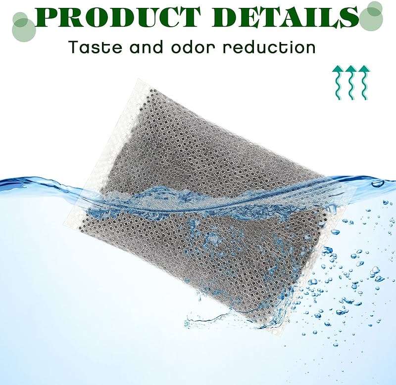 Weewooday 50 Pcs Activated Charcoal Distiller Water Filters, Coconut Shell Replacement Activated Carbon Filter Sachets Compatible with Megahome and Other Countertop Distillers - Image 4