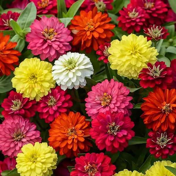 1000+ Crazy Blend Zinnia Seeds for Planting Zinnia Elegans Heirloom Open Pollinated & Untreated Mixed Color Zinnia Flowers - Image 2
