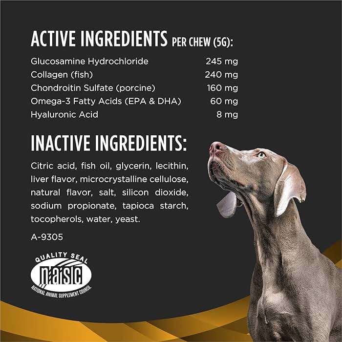 Pro Plan Veterinary Diets Joint Care Small Breed Dog Joint Supplement with Glucosamine Chondroitin Collagen and Hyaluronic Acid for Mobility Support, 30 Count - Image 5