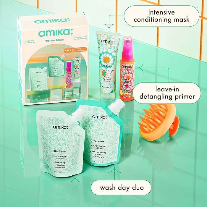 amika rescue team hair routine trial set - Image 2