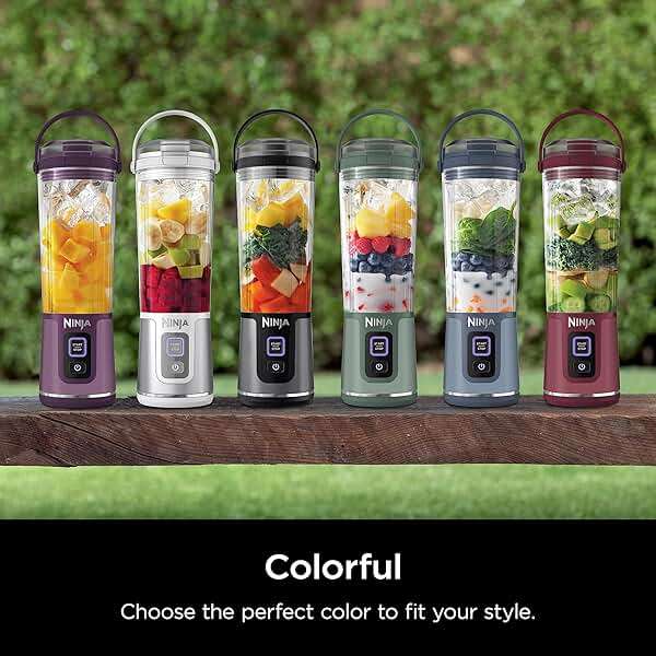 Ninja BC151EM Blast Portable Blender, Cordless, 18oz. Vessel, Personal Blender-for Shakes & Smoothies, BPA Free, Leakproof-Lid & Sip Spout, USB-C Rechargeable, Dishwasher Safe Parts, Forest Green - Image 12