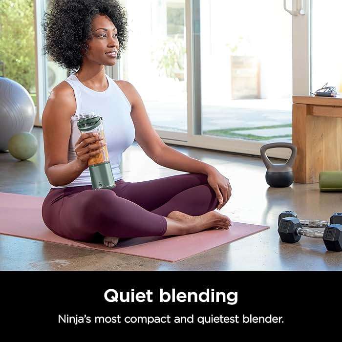 Ninja BC151EM Blast Portable Blender, Cordless, 18oz. Vessel, Personal Blender-for Shakes & Smoothies, BPA Free, Leakproof-Lid & Sip Spout, USB-C Rechargeable, Dishwasher Safe Parts, Forest Green - Image 9