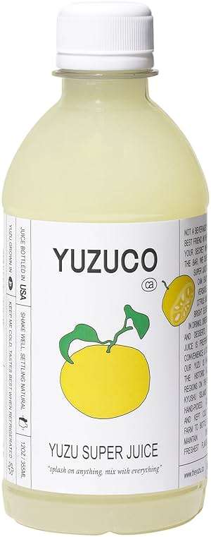 YUZUCO Yuzu super juice (13 Ounces, Pack of 1) – Award-Winning Japanese Yuzu Juice Blend with Lively Citrus Notes, Crafted Specifically for Cocktails, Vinaigrettes & Marinades. HPP-Treated for Freshness. Sustainably Sourced from Japan, Bottled in California. - Image 1