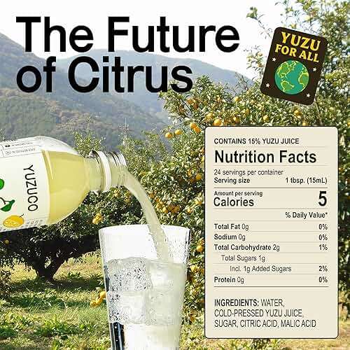 YUZUCO Yuzu super juice (13 Ounces, Pack of 1) – Award-Winning Japanese Yuzu Juice Blend with Lively Citrus Notes, Crafted Specifically for Cocktails, Vinaigrettes & Marinades. HPP-Treated for Freshness. Sustainably Sourced from Japan, Bottled in California. - Image 2