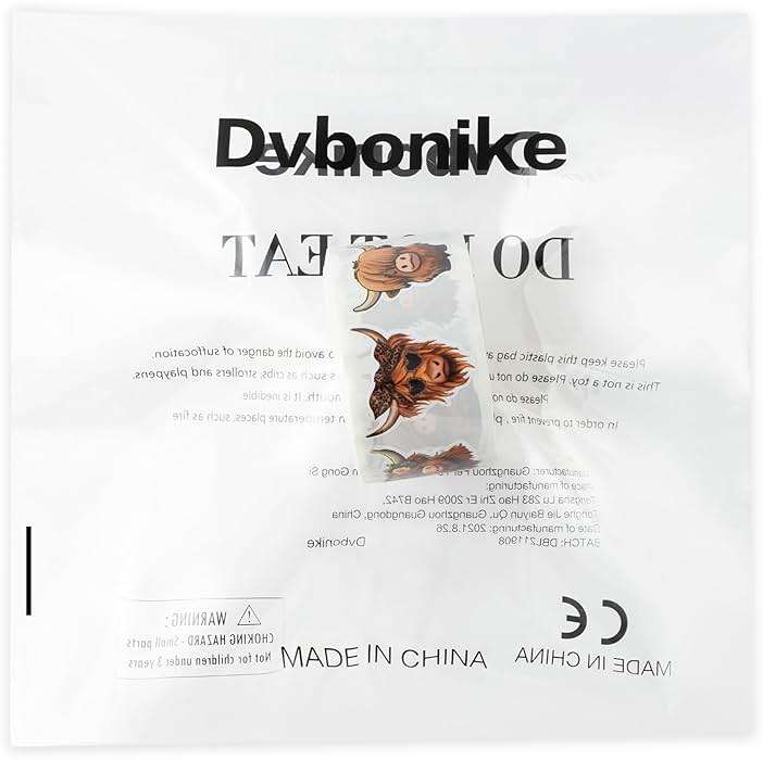Dvbonike 800Pcs Cute Highland Cow Roll Stickers 8 Style Cartoon Hyland Cattle Decals, Water Bottle Laptop Scrapbook Luggage Decor Incentive School Classroom Rewards Gift Party Favor Supplies - Image 8