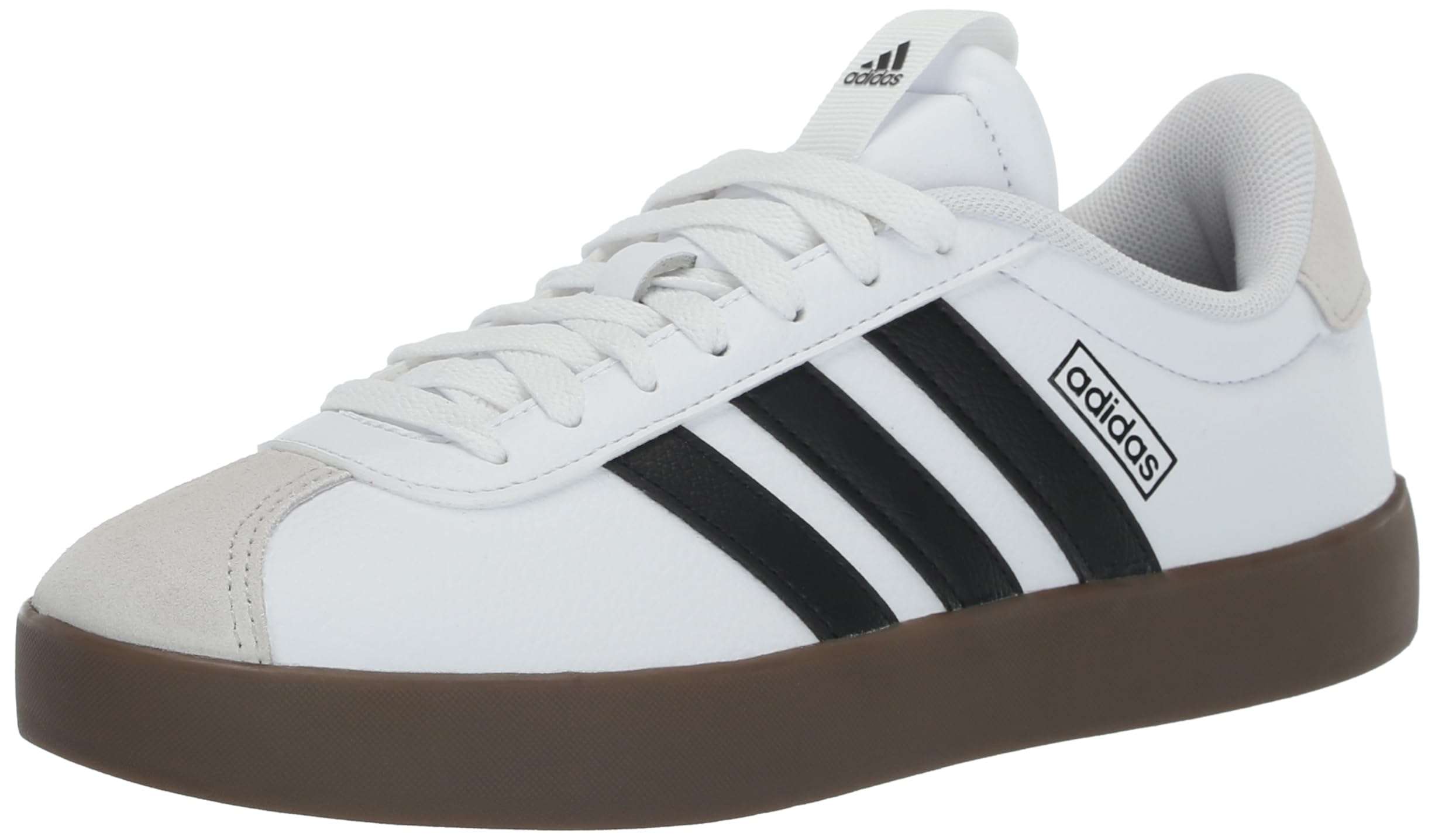 adidas Mens Vl Court 3.0 Lace Up Sneakers Shoes Casual - Red - Image 1