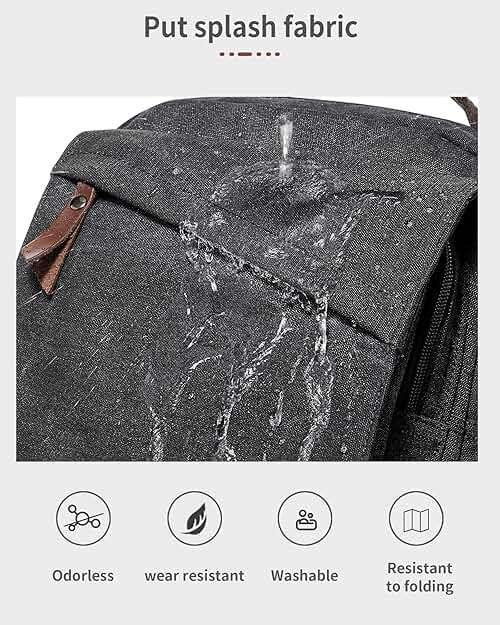 Messenger bag for Men,Small Sling Crossbody Backpack Shoulder Bag for Men Women,canvas Strap Backpack Sling Bag - Image 7