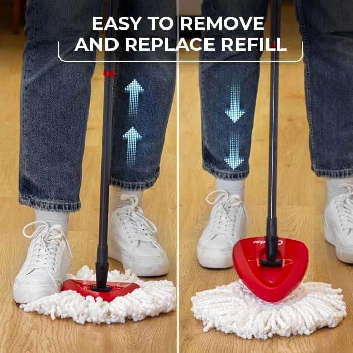 O-Cedar EasyWring Microfiber Spin Mop and Bucket Cleaning System + Citrus and Lavender Pacs (Variety Pack) - Image 7