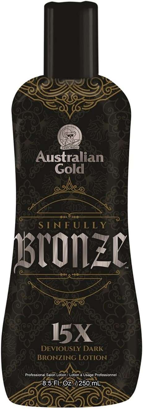 Australian Gold Sinfully Bronze 15x Dark Bronzer with Tyrosine 8.5oz - Image 1