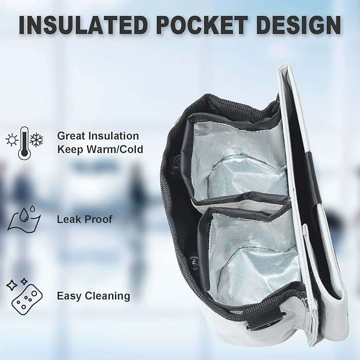 Bokelai Luggage Travel Cup Holder with Luggage Straps (20oz/24oz/ diameter less than 3.15") Free Hand Drink Caddy Beverage Holder Fits Roll on Suitcase Handles Light Grey - Image 5