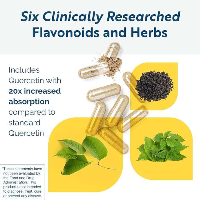 Researched Nutritionals HistaQuel - Dual-Action Histamine & Mast Cell Support Formula - Clinically Researched Flavonoid & Herbal Formula with Stinging Nettle & Black Cumin Seed Oil, 120 Capsules - Image 3