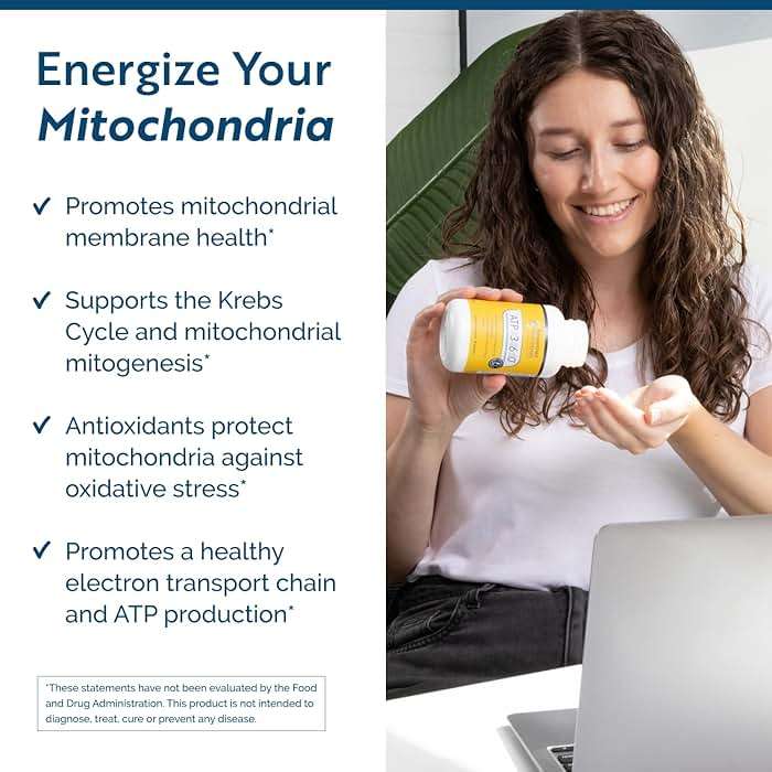 Researched Nutritionals ATP 360 - Mitochondrial Supplements to Support Entire Energy Cycle & Cell Membranes - Clinically Researched ATP Supplements, High Dose CoQ10, R-Lipoic Acid & PQQ, 90 Capsules - Image 2