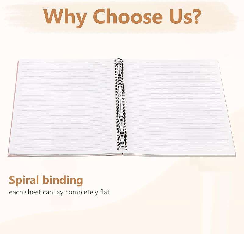 Fuutreo 12 Pcs Spiral Notebook for Work A5 8.3 x 5.7 Inch College Ruled Spiral Journal Notebook Kraft Cover Ruled Paper, 12 Color, 60 Sheets, 120 Pages for Office School(Morandi Color) - Image 5