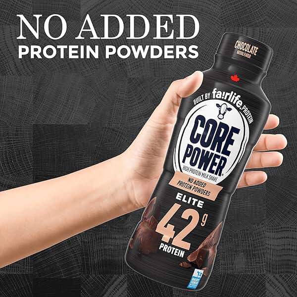 Core Chocolate Power Elite Failrlife High Protein Shakes (42 Grams) 14 Oz. 6 pack in The Award Box Packaging - Image 4